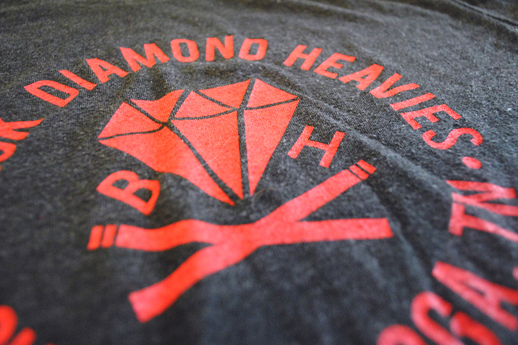Black Diamond Heavies t-shirt design